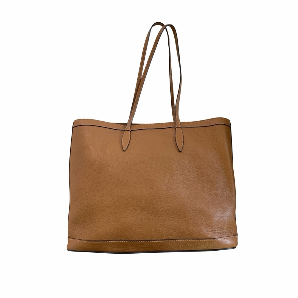 Hunting Season Soft Nappa Leather Tote Bag in Camel Large Classic Luxury Handbag